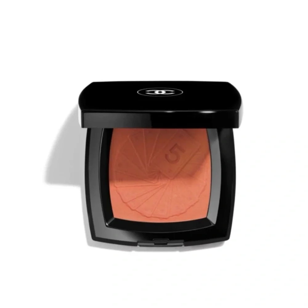 CHANEL Blush Compact in Warm Coral-Orange